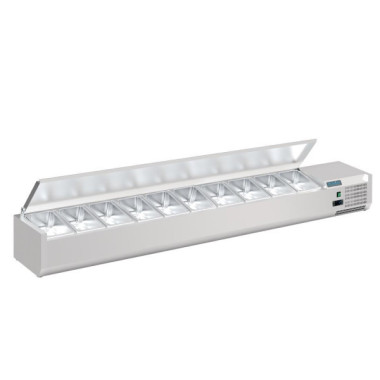 Vitrine réfrigérée horizontale GN1/3 - VRX 15/38S/S - Cool Head  au meilleur prix sur Restock CHR