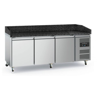 Table de préparation pour pizza sur roues - Ecofrost  au meilleur prix sur Restock CHR