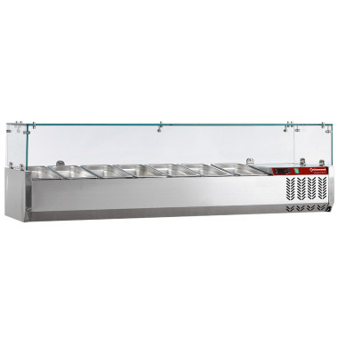 Structure réfrigérée 7 x GN 1/4 - 150 mm - Diamond  au meilleur prix sur Restock CHR