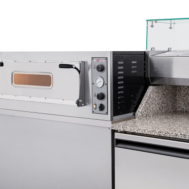 Four électrique 3 pizzas diam. 350mm, 1 chambre - Diverso  au meilleur prix sur Restock CHR