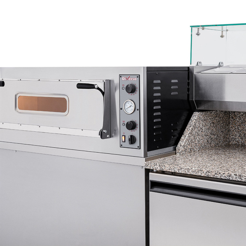 Four électrique 3 pizzas diam. 350mm, 1 chambre - Diverso  au meilleur prix sur Restock CHR