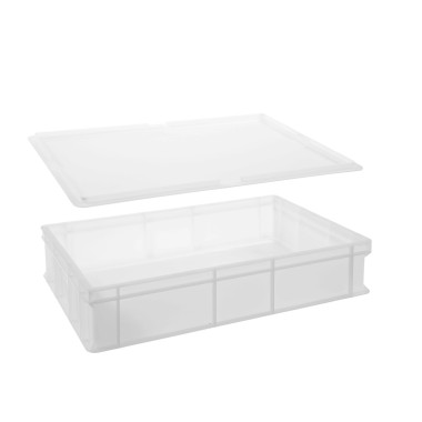 boîte à pétrir la pâte à pizza - dimensions externes L 600x400x(H)135 - internes 600x400x(H)130mm - Finedine  au meilleur prix s