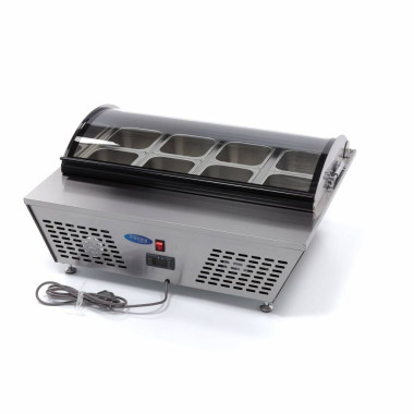 Saladette - 67L - comprenant 8 bacs GN 1/6 - Sur table - Maxima  au meilleur prix sur Restock CHR