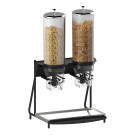 Distributeur de céréales large - 2 tubes - 2x5L - Casselin  au meilleur prix sur Restock CHR