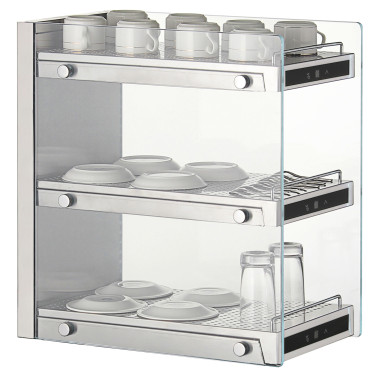 Chauffe-tasses professionnel - 3 niveaux - LED - 300W - Casselin  au meilleur prix sur Restock CHR