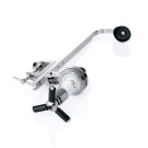 Aluminium, Plastique Support étagère pour bouteilles réglable 24 à 34 cm avec doseur 2 cl aluminium plastique - Was Germany  au 