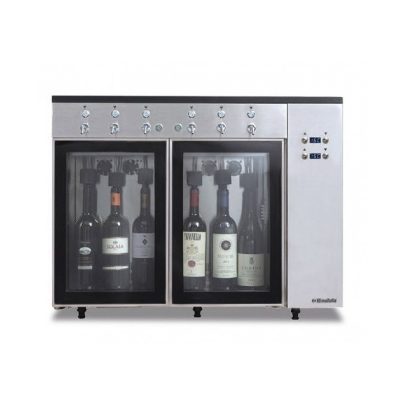 Distributeur de vin 6 verre Modèle SOMMELIER6 - KlimaItalia  au meilleur prix sur Restock CHR