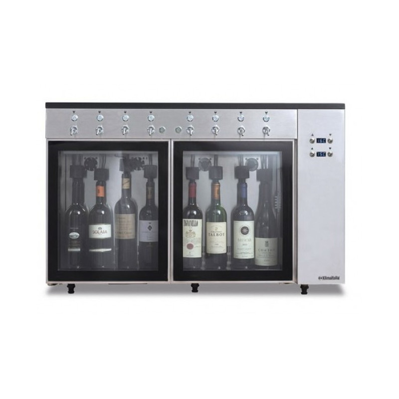 Distributeur de vin 8 verres Modèle SOMMELIER8 - KlimaItalia  au meilleur prix sur Restock CHR