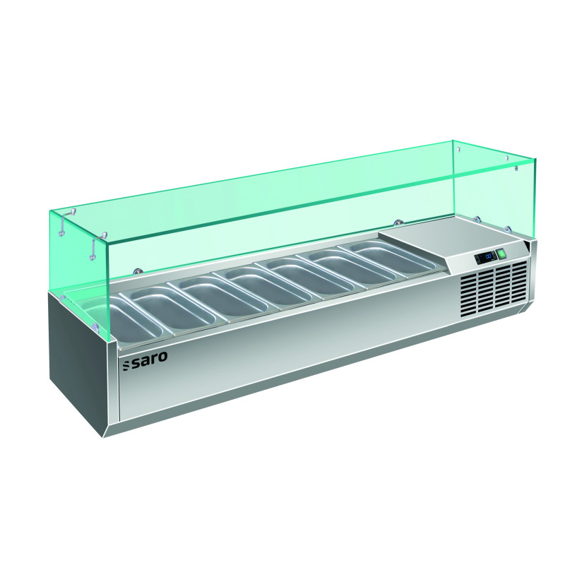 Saladette réfrigérée - GN1/4 - 1500mm - Inox - Saro  au meilleur prix sur Restock CHR