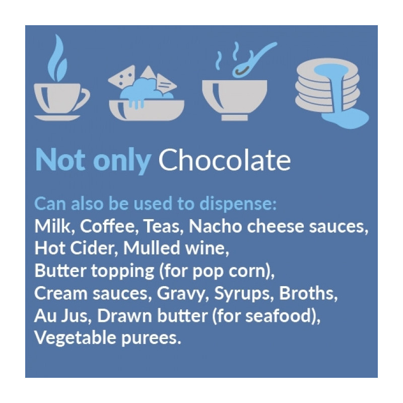 Distributeur de chocolat au lait - 5 litres - Gbg GBG au meilleur prix sur Restock CHR