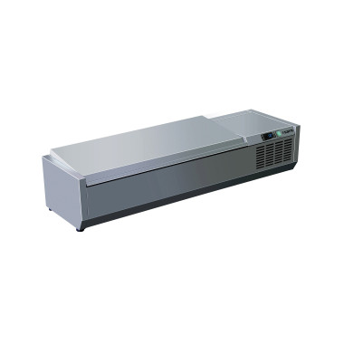 Saladette réfrigérée 4 bacs GN 2/8°C inox 1200mm thermostat digital - Saro  au meilleur prix sur Restock CHR