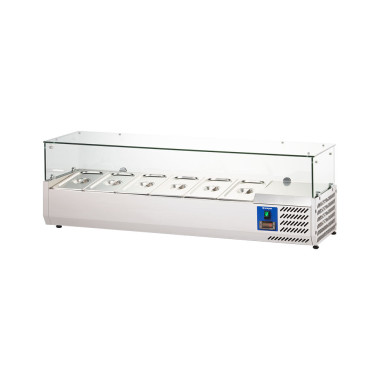 Vitrine réfrigérée superposée avec 6 bacs GN 1/3 - Stalgast  au meilleur prix sur Restock CHR