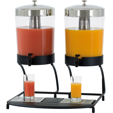 Distributeur de jus de fruit double - 2x8L - Casselin  au meilleur prix sur Restock CHR