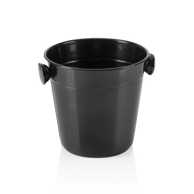 Acier inox chrome-nickel, PVD Mini seau à glace 11 cm H 11 cm 0,5 ltr PVD noir inox professionnel - Was Germany  au meilleur pri