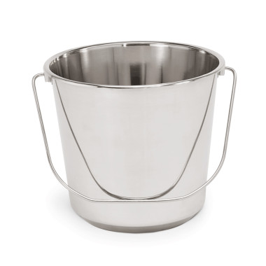 Acier inox chrome-nickel Seau 27,5 cm 10 ltr inox professionnel - Was Germany  au meilleur prix sur Restock CHR