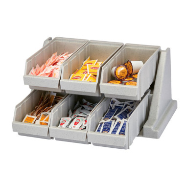 Support avec 6 casiers - 51.1 x 48.8 x 24.1 cm - Cambro  au meilleur prix sur Restock CHR