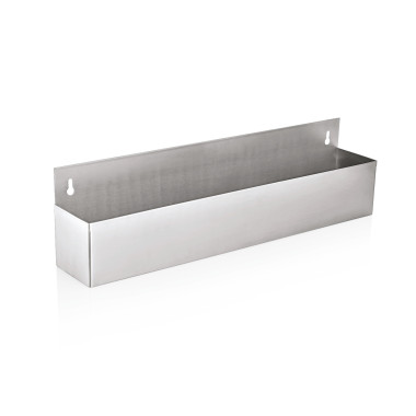 Acier inox chrome-nickel Étagère à bouteilles 1 niveau pour 8 bouteilles 81 x 10,5 cm inox professionnel - Was Germany  au meill
