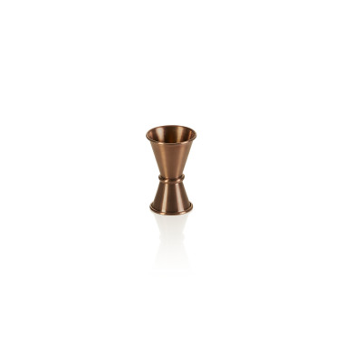 Acier inox chrome-nickel, PVD Doseur Jigger 15/30 ml 4,5 cm H 7 cm PVD bronze inox professionnel - Was Germany  au meilleur prix