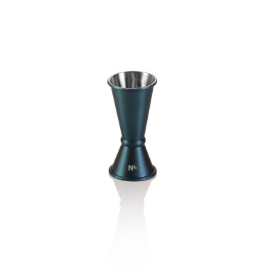 Acier inox 18/8 Doseur Jigger Japanese Style 2/4 cl 4,5 cm H 9 cm bleu mat inox 18/8 HLC professionnel - Was Germany  au meilleu