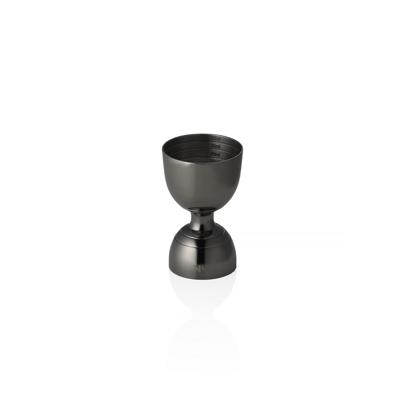 Acier inox 18/8 Doseur Jigger Rim Bell 5 cm H 8 cm gun metal inox 18/8 professionnel - Was Germany  au meilleur prix sur Restock