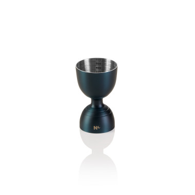 Acier inox 18/8 Doseur Jigger Rim Bell 5 cm H 8 cm bleu mat inox 18/8 HLC professionnel - Was Germany  au meilleur prix sur Rest