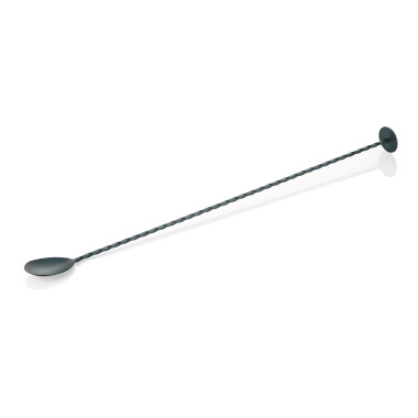 Acier inox 18/8 Cuillère bar torsadée avec embout pilon 40 cm bleu mat HLC inox 18/8 NOCTURN professionnel - Was Germany  au mei