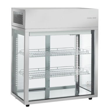 Vitrine réfrigérée à verres en libre - service 4 côtés 170 litres - Cool Head  au meilleur prix sur Restock CHR