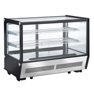 Vitrine réfrigérée de comptoir 160 litres RC 160SQ - Cool Head  au meilleur prix sur Restock CHR