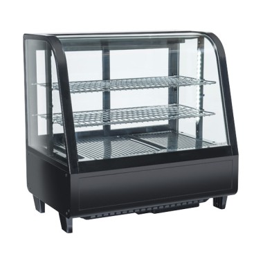 Vitrine réfrigérée de comptoir noire 100 litres RC 100B - Cool Head  au meilleur prix sur Restock CHR