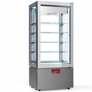 Vitrine ventilée 4 cotés vitrés - 5 niveaux - Diamond  au meilleur prix sur Restock CHR