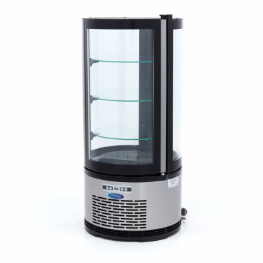 Réfrigérateur Vitrine - 100L - 48cm - Rond - Maxima  au meilleur prix sur Restock CHR
