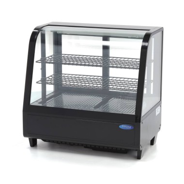 Vitrine réfrigérée - 100L - 68cm - Noir - Porte Coulissante arrière - Maxima  au meilleur prix sur Restock CHR
