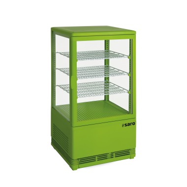 Vitrine réfrigérée verte avec double vitrage - 68 litres- Température 0/12°C - Saro  au meilleur prix sur Restock CHR