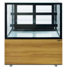 Vitrine Pâtisserie - 300L - 2/8°C - 915x693x1210mm - R290 - Aspect Bois - Saro  au meilleur prix sur Restock CHR