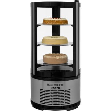 Vitrine Pâtisserie - 100L - 2/8°C - Ø480x1030mm - R600a - Saro  au meilleur prix sur Restock CHR
