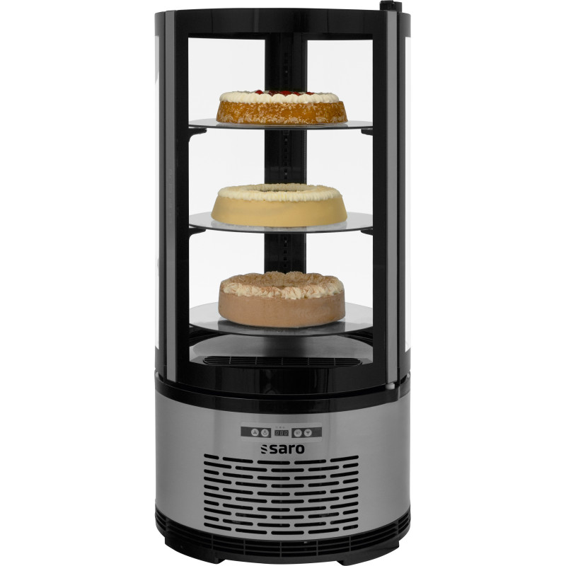 Vitrine Pâtisserie - 100L - 2/8°C - Ø480x1030mm - R600a - Saro  au meilleur prix sur Restock CHR