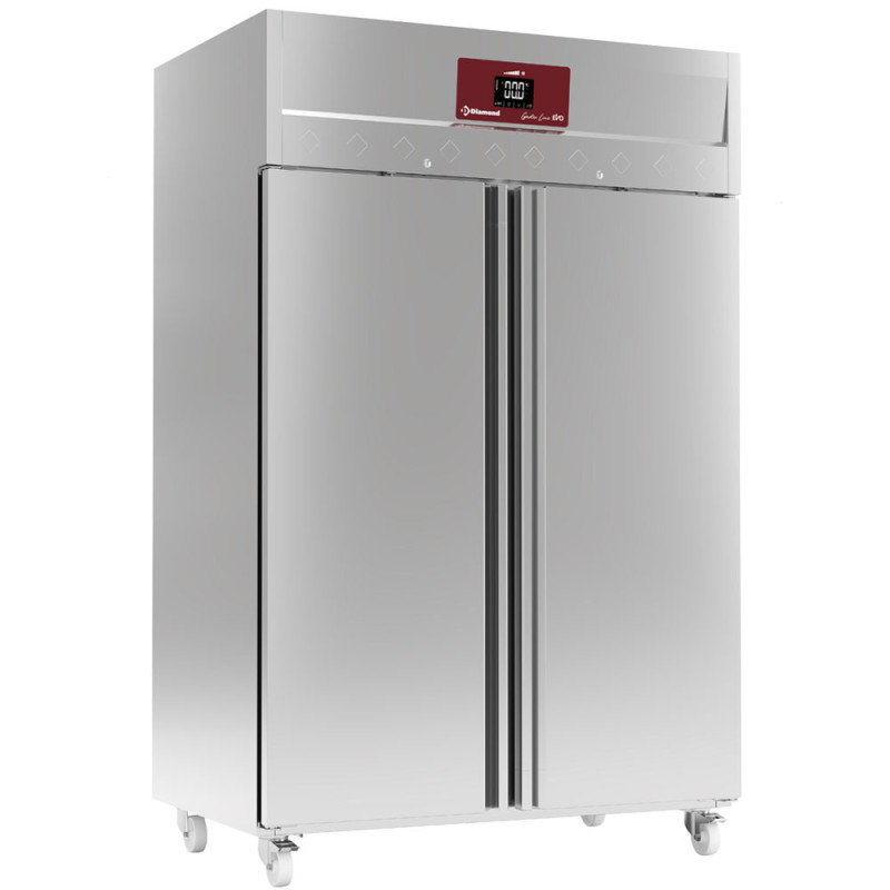Armoire réfrigérée 1400L 2 portes GN 2/1 acier inoxydable R290 éclairage LED - Diamond  au meilleur prix sur Restock CHR