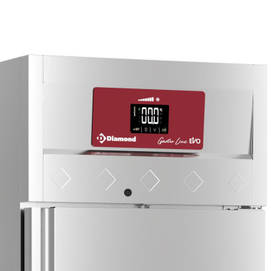 Armoire réfrigérée 1400L 2 portes GN 2/1 acier inoxydable R290 éclairage LED - Diamond  au meilleur prix sur Restock CHR