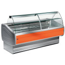Comptoir ventilé réfrigéré à vitrine bombée - réserve - Diamond  au meilleur prix sur Restock CHR