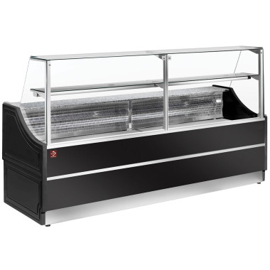 Comptoir vitrine droite réfrigérée 90° - Diamond  au meilleur prix sur Restock CHR