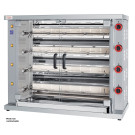 Rôtissoire industrielle gaz - 36 poulets - Infrarouge - Feca
