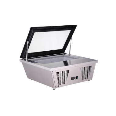 Congélateur à Glace - 77 L - Couvercle Vitré - 18/-25°C - R290 - 0.210 kW - TORINO - Saro  au meilleur prix sur Restock CHR