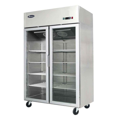 Armoire vitree positive 2 portes 1400L - Atosa