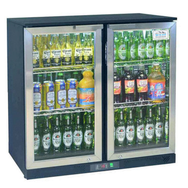 Arriere bar 2 portes battantes inox - Atosa  au meilleur prix sur Restock CHR