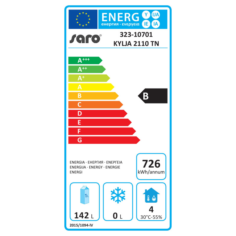 Table réfrigérée positive - 1 porte et 2 tiroirs - Profondeur 700 - Saro  au meilleur prix sur Restock CHR