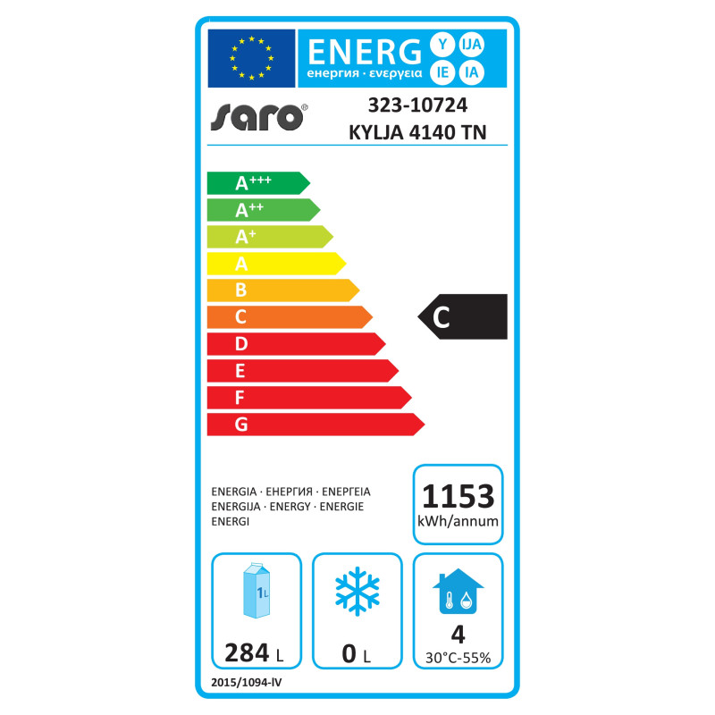 Table réfrigérée positive - 2 portes et 4 tiroirs - Profondeur 700 - Saro  au meilleur prix sur Restock CHR