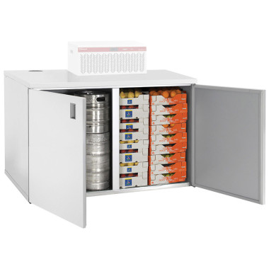Coffre de stockage 720 lt 2 portes sans groupe - Diamond  au meilleur prix sur Restock CHR