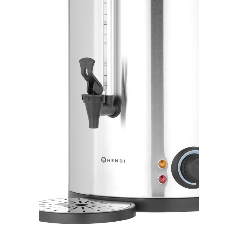 Distributeur a boissons chaudes a double paroi - 60 tasses en 40 min. - 9 L - 220-240V/1500W - 340x315xH430 mm (HENDI)  au meill