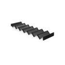 Support pour sandwich/hot-dog - perfore - Noir - 580x170xH40 mm (HENDI)  au meilleur prix sur Restock CHR