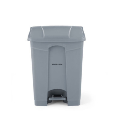 Poubelle a pedale - AmerBox - 68 L - Gris clair - 490x410xH660 mm AMERBOX au meilleur prix sur Restock CHR